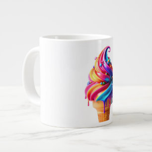 SlipperyJoe's lebhafter Eiscremekegel, ein Klassik Jumbo-Tasse