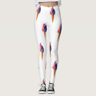 SlipperyJoe's lebhafter Eiscremekegel, ein Klassik Leggings