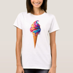 SlipperyJoe's lebhafter Eiscremekegel, ein Klassik T-Shirt