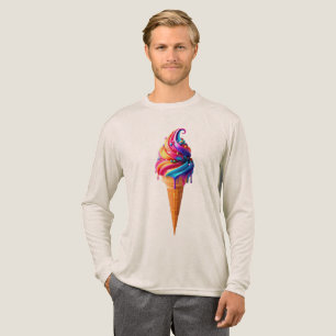 SlipperyJoe's lebhafter Eiscremekegel, ein Klassik Tri-Blend Shirt