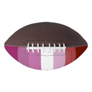 SlipperyJoe's lesbische Pride-Flagge feminine Geme Football