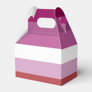 SlipperyJoe's lesbische Pride-Flagge feminine Geme Geschenkschachtel