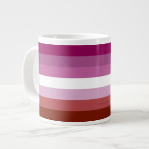 SlipperyJoe's lesbische Stolz-Fahnengemeinde Jumbo-Tasse