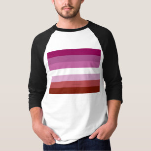 SlipperyJoe's lesbische Stolz-Fahnengemeinde T-Shirt