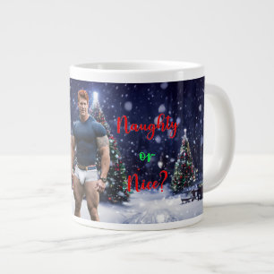 SlipperyJoes leuchtende Weihnachtsbäume zwei musku Jumbo-Tasse