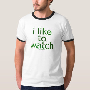 SlipperyJoe's like Watch Voyeurism hält Tom vor T-Shirt