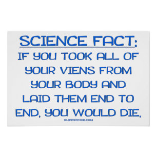 SlipperyJoe's lustige Sprichwort-Science-Faktum Bl Poster