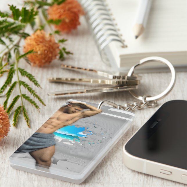 SlipperyJoe's Man serviette brisée mur de brique b (Devant droit)