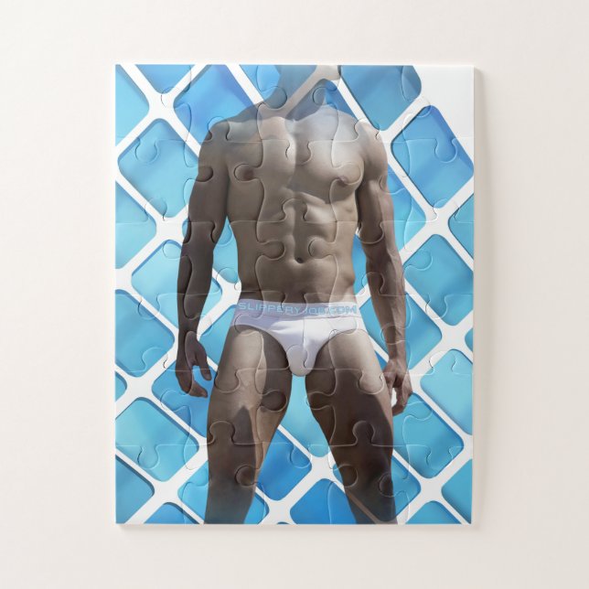 SlipperyJoe's Man underwear 6-pack chest abs male  (Vertikal)