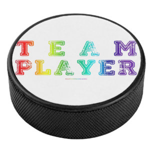 SlipperyJoes Mannschaftsspieler gefüllt mit glatte Eishockey Puck