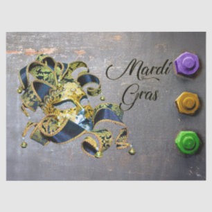 SlipperyJoe's Mardi Gras feiert dekorative Ve Seidenpapier