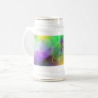 SlipperyJoe's Mardi Gras lila goldgrünes Fleur-d