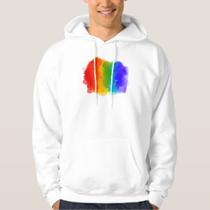 SlipperyJoe's moderne Pride-Splatter-Energie und - Hoodie