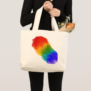 SlipperyJoe's moderne Pride-Splatter-Energie und - Jumbo Stoffbeutel