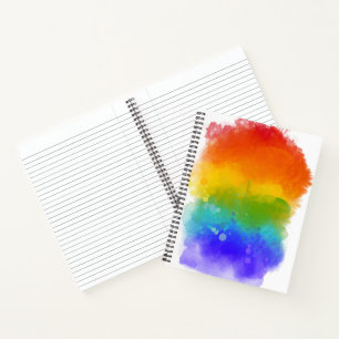 SlipperyJoe's moderne Pride-Splatter-Energie und - Notizbuch
