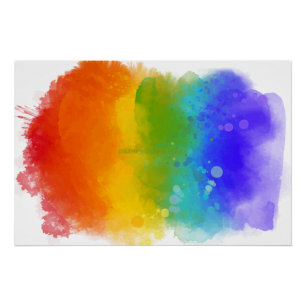 SlipperyJoe's moderne Pride-Splatter-Energie und - Poster