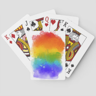 SlipperyJoe's moderne Pride-Splatter-Energie und - Spielkarten