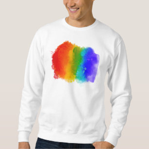 SlipperyJoe's moderne Pride-Splatter-Energie und - Sweatshirt