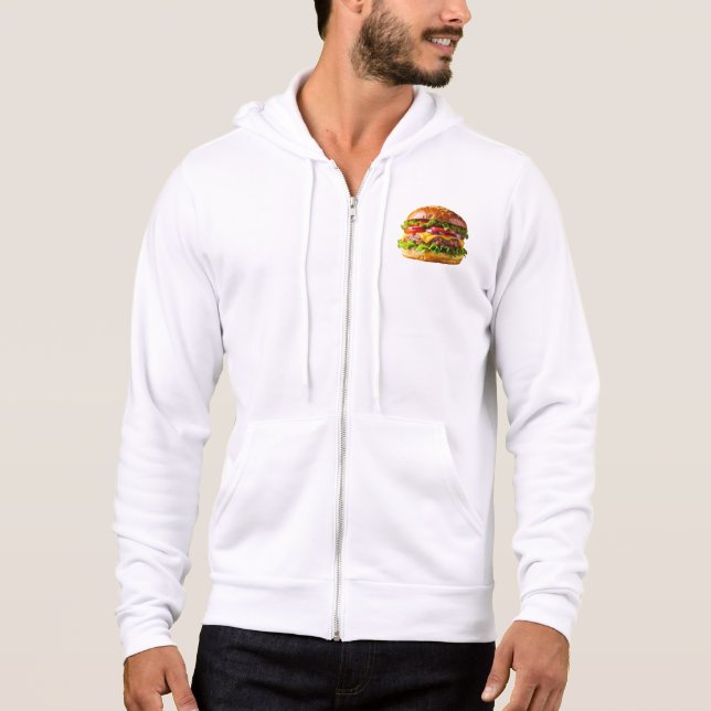 SlipperyJoe's mouthwatering cheeseburger crispy ba Hoodie (Vorderseite)