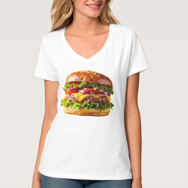 SlipperyJoe's mouthwatering cheeseburger crispy ba T-Shirt (Vorderseite)