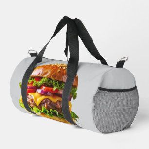 SlipperyJoes mundwässernder Cheeseburger knusprig  Duffle Bag