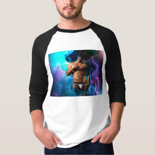 SlipperyJoe's muskulöse Männerunterwäsche Beule ko T-Shirt