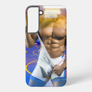 SlipperyJoe's muskulöser Mann Wölbung Sechs-Pack G Samsung Galaxy Hülle