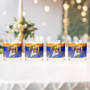 SlipperyJoe's muskulöser Mann Wölbung Sechs-Pack G Whiskyglas