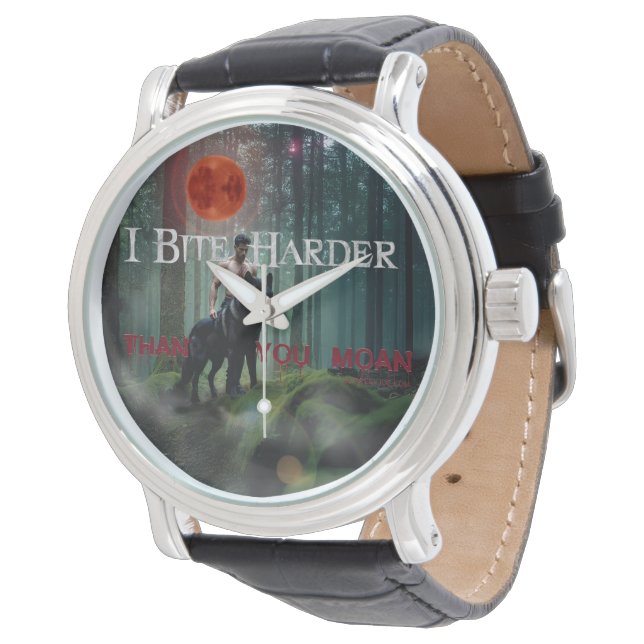 SlipperyJoe's mystische Halloween-Atmosphäre Armbanduhr (Schrägansicht)