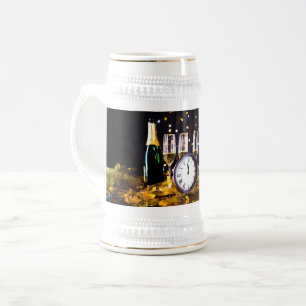 SlipperyJoe's Neujahr aufregende Momente klassisch Bierglas
