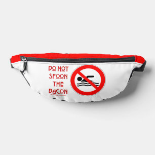 SlipperyJoe's Nichtlöffeln Specks rote Warnung Man Bauchtasche