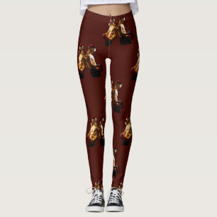 SlipperyJoe's oberkörperfreie Männer Rücken an Rüc Leggings