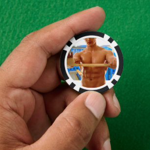 SlipperyJoe's oberkörperfreier muskulöser Mann Abs Pokerchips