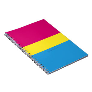 SlipperyJoe's pansexual Stolz Flag Gender-blinde p Notizblock
