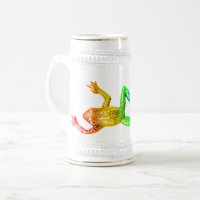 SlipperyJoe's Pride Frog-Figur Lebhaft farbig