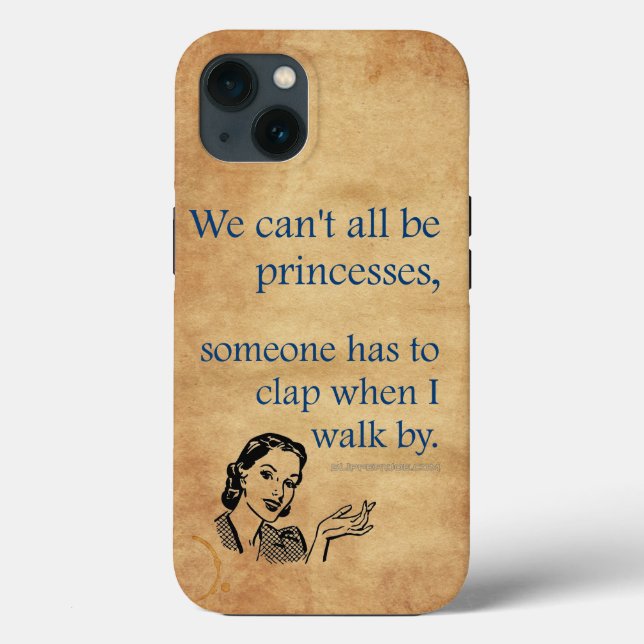 SlipperyJoe's Princess-Klaps, der lustige 50er-Vin Case-Mate iPhone Hülle (Rückseite)