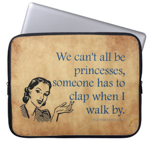 SlipperyJoe's Princess-Klaps, der lustige 50er-Vin Laptopschutzhülle