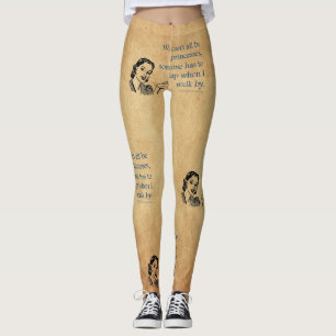 SlipperyJoe's Princess-Klaps, der lustige 50er-Vin Leggings