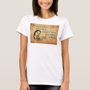 SlipperyJoe's Princess-Klaps, der lustige 50er-Vin T-Shirt