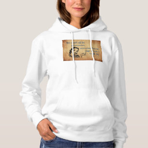 SlipperyJoe's Prinzessinnen klatschen Vintage-Plak Hoodie