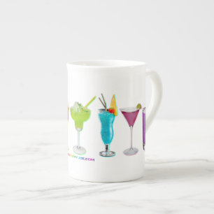 SlipperyJoe's prost alkohol cocktails LGBTQIA schw Prozellantasse