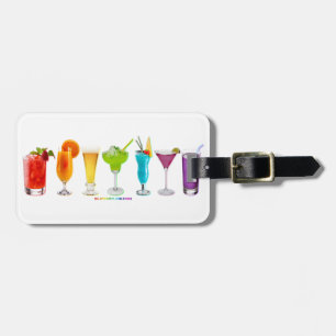 SlipperyJoe's prostituiert Alkohol Cocktails LGBTQ Gepäckanhänger