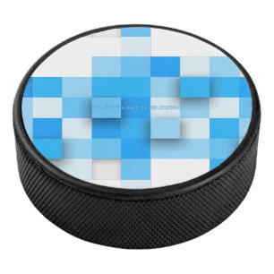 SlipperyJoe's Quadrat Kunstwerk Mosaik modernen dr Eishockey Puck