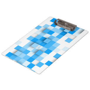 SlipperyJoe's Quadrat Kunstwerk Mosaik modernen dr Klemmbrett