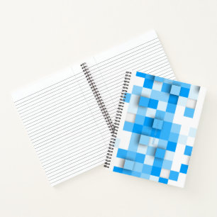 SlipperyJoe's Quadrat Kunstwerk Mosaik modernen dr Notizbuch