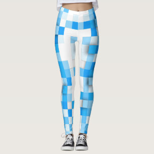SlipperyJoe's Quadrate Kunstwerk Mosaik modern dre Leggings