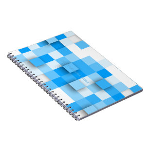 SlipperyJoe's Quadrate Kunstwerk Mosaik modern dre Notizblock