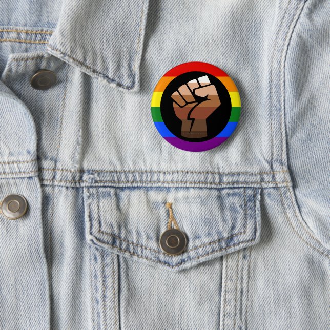 SlipperyJoe's Quee Gay-Gay-Geschenke "People of Co Button (Beispiel)