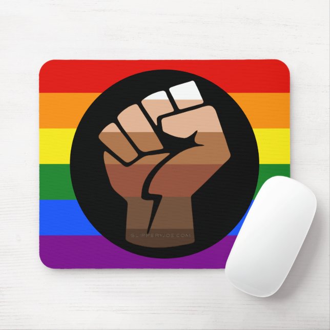 SlipperyJoe's Quee Gay-Gay-Geschenke "People of Co Mousepad (Mit Mouse)