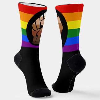 SlipperyJoe's Quee Gay-Gay-Geschenke "People of Co Socken